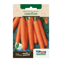 Sementes De Cenoura Nantes Topseed Garden - 1 Unidade