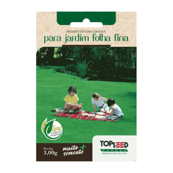 Sementes De Grama Folha Fina Topseed Garden - 1 Unidade