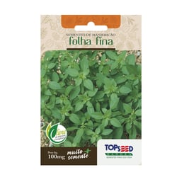 Sementes De Manjericão Folha Fina Topseed Garden - 1 Unidade