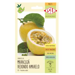 Sementes De Maracujá Redondo Amarelo Isla - 1 Unidade