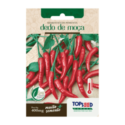 Sementes De Pimenta Dedo De Moça Tradicional Topseed Garden - 1 Unidade