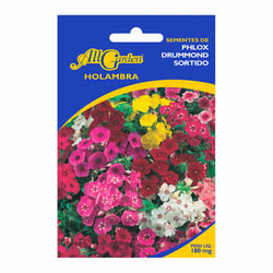 Sementes Phlox Drummond Sortido All Garden Para Jardim