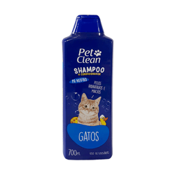Shampoo 2 Em 1 Pet Clean Para Gatos - 700Ml