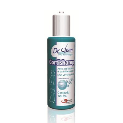 Shampoo Antialérgico Cortishamp Agener União Para Cães E Gatos - 125Ml