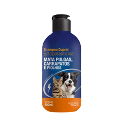 Shampoo Antipulgas E Carrapatos Duprat Para Cães E Gatos - 500Ml