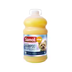 Shampoo Antipulgas Sanol Dog Para Cães - 500Ml - 5 Litros