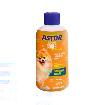 Shampoo Astor Mundo Animal Cores Para Cães E Gatos - 1 Unidade