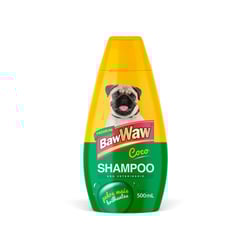 Shampoo Baw Waw Coco Para Cães - 500Ml