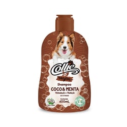 Shampoo Collie Vegan Coco E Menta Para Cães - 400Ml