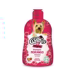 Shampoo Collie Vegan Morango Para Cães - 1 Unidade - 400 Mililitros