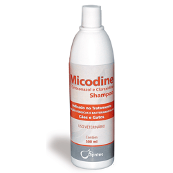 Shampoo Dermatológico Micodine Syntec Para Cães E Gatos - 500Ml