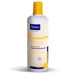 Shampoo Dermatológico Virbac Peroxydex Spherulites Para Cães E Gatos - 1 Litro