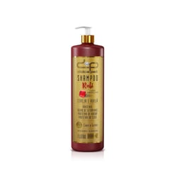 Shampoo Dolce Pet Rubi Liso Absoluto Cereja E Avelã Para Cães E Gatos - 1 Litro