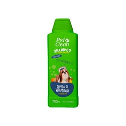 Shampoo E Condicionador Pet Clean Bomba De Vitaminas E Queratina - 700Ml