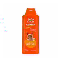 Shampoo E Condicionador Pet Clean Natural Para Cães E Gatos - 1 Unidade - 700 Mililitros
