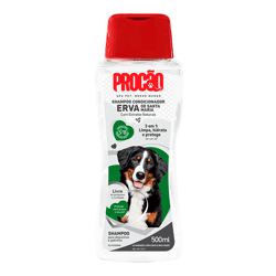 Shampoo E Condicionador Procão Erva De Santa Maria Para Cães E Gatos - 500Ml