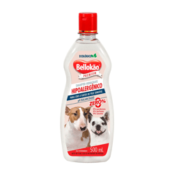 Shampoo Hipoalergênico Bellokão Para Cães E Gatos 500Ml