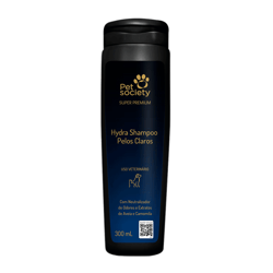 Shampoo Hydra Pelo Claro Pet Society - 300Ml