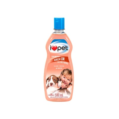 Shampoo I Love Pet Realça Cor Para Cães E Gatos - 1 Unidade