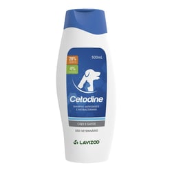 Shampoo Medicamentoso Cetodine 500Ml Para Cachorros