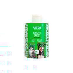 Shampoo Neutro Astor Para Cães E Gatos 300Ml - 1 Unidade