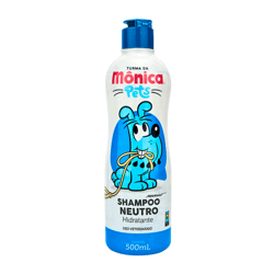 Shampoo Neutro Hidratante Turma Da Mônica Para Cães E Gatos - 500Ml