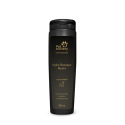 Shampoo Neutro Pet Society Hydra Para Cães E Gatos - 300Ml