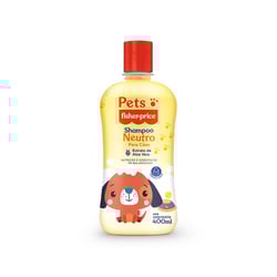 Shampoo Neutro Pets Fisher-Price Para Cães E Gatos - 400Ml