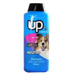 Shampoo Neutro Up Clean Para Cães E Gatos - 750Ml