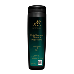 Shampoo Para Filhotes Pele Sensível Pet Society 300Ml