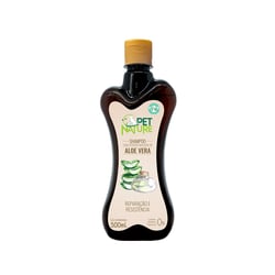 Shampoo Petnature Aloe Vera Para Cães E Gatos - 500Ml