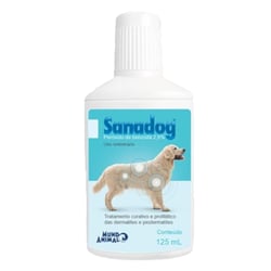 Shampoo Sanadog Mundo Animal Para Cães - 125Ml - 125 Mililitros