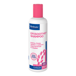 Shampoo Virbac Episoothe Para Cães E Gatos - 250Ml - 250 Mililitros