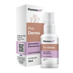 Sistema Terapia Pró-Derma Homeo Pet Para Cães E Gatos - 30Ml