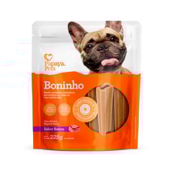 Snack Boninho Bacon Para Cães Adultos De Porte Pequeno - Papaya Pets - 225 Gramas