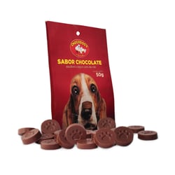 Snack Chocodog Para Cães Adultos E Filhotes - Pastilha