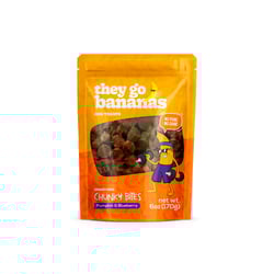 Snack Chunky Bites They Go Bananas Abóbora Blueberry Para Cães - 170G