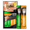 Snack Cremoso Sheba Frango E Peixe - 12G/4 Unidades Para Gatos