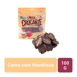 Snack Crocante De Carne E Mandioca Petz Para Cães Adultos - 100G