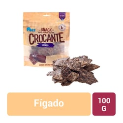Snack Crocante Petz Fígado Para Cães Adultos - 100G - 1 Unidade