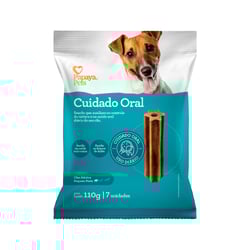 Snack Cuidado Oral Papaya Pets Para Cães Adultos De Porte Pequeno - 110 Gramas