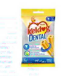 Snack Dental Keldog Para Cães Adultos De Porte Mini E Pequeno - 35G