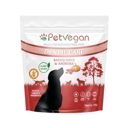Snack Dental Petvegan Para Cães Sabor Batata Doce E Abóbora - 150G