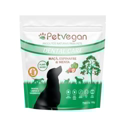 Snack Dental Petvegan Para Cães Sabor Maçã, Espinafre E Menta - 150G