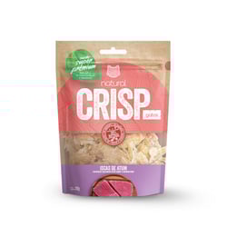 Snack Desidratado Natural Crips Iscas De Atum Para Gatos - 20G