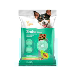 Snack Digestivo Papaya Pets Para Cães Adultos Sabor Mamão E Aveia - 1 Unidade - 60 Gramas