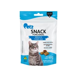 Snack Funcional Cuidado Oral Petz Para Gatos Adultos - 60G - 1 Unidade