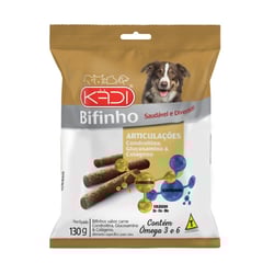 Snack Kadi Bifinho Articulações Sabor Carne Para Cães - 130 Gramas
