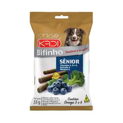 Snack Kadi Bifinho Para Cães Sênior Carne Com Vitaminas - 1 Unidade - 55 Gramas