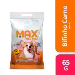 Snack Max Bifinho Carne Para Cães Adultos - 1 Unidade - 65 Gramas